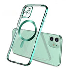 Electroplated Protective Cover For Magnetic Suction Mobile Phone Case
