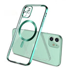 Electroplated Protective Cover For Magnetic Suction Mobile Phone Case