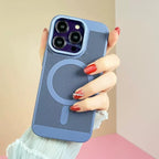 Magsafe Magnetic Suction Mobile Phone Case Anti-fall Heat Dissipation Net Protection Cover