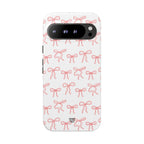 RED RIBBON CHARM | Tough Phone Case