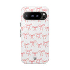 RED RIBBON CHARM | Tough Phone Case