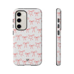 RED RIBBON CHARM | Tough Phone Case